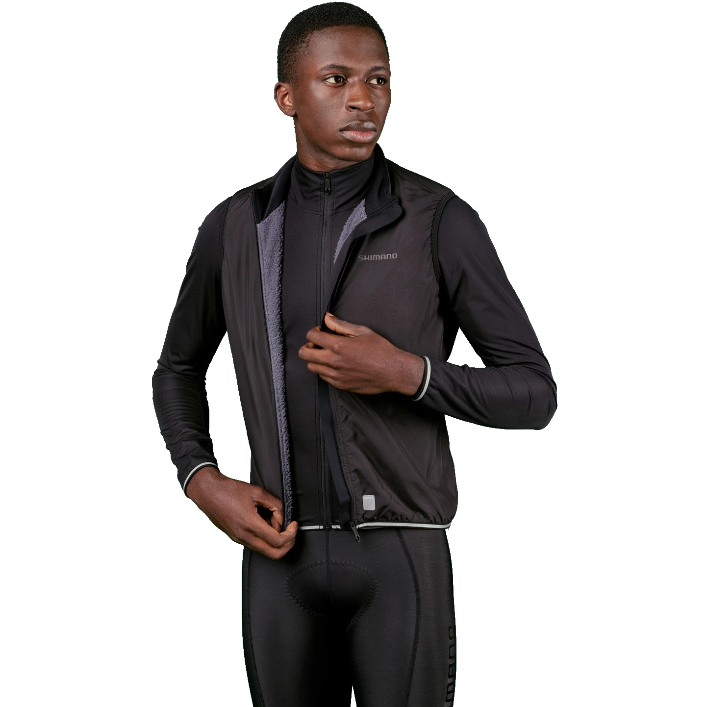 Shimano Evolve Insulated Wind Fietsshirt - Army Green - Afbeelding 4