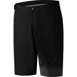 Shimano Fukui Printed MTB Shorts - Black/gray