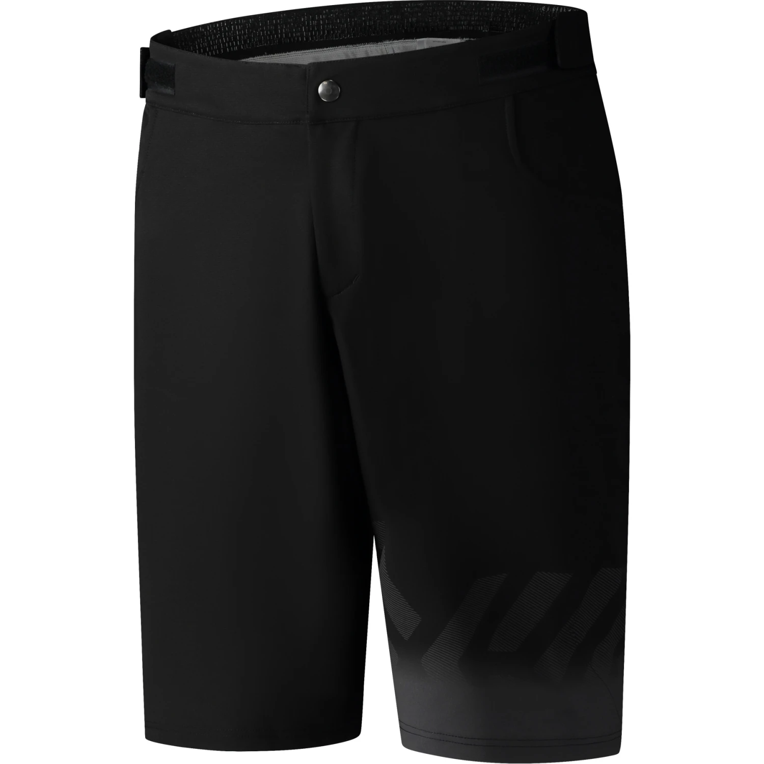 Shimano Fukui Printed MTB Shorts - Black/gray