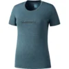 Shimano Hida Tech Ti Dames T-Shirt - Blue