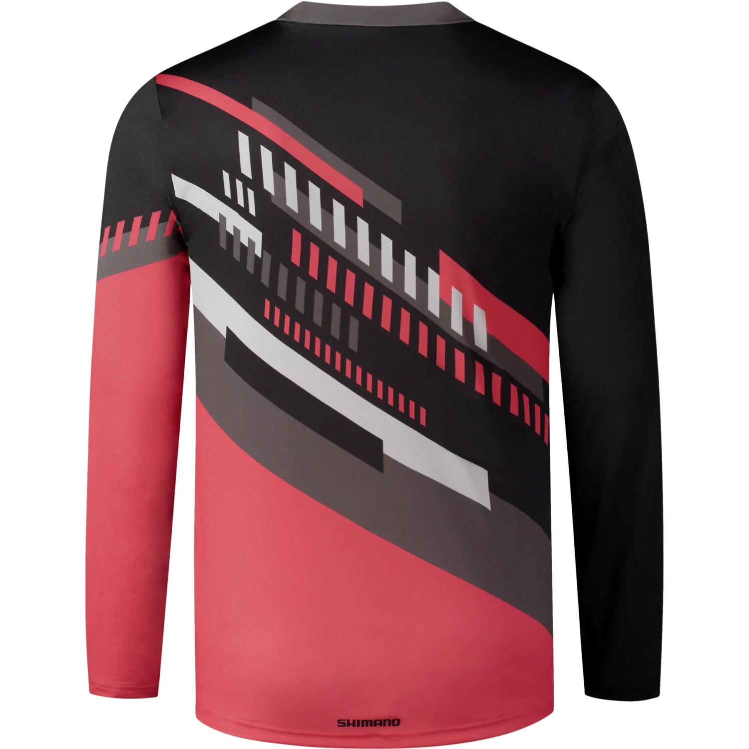 Shimano Myoko MTB Fietsshirt Met Lange Mouwen - Black Red - Afbeelding 2