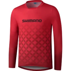 Shimano Myoko MTB Fietsshirt Met Lange Mouwen - Red