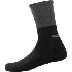 Shimano Original Wool Tall Fietssokken - Black/gray