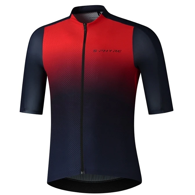 Shimano S-Phyre Flash Fietsshirt - Red/navy
