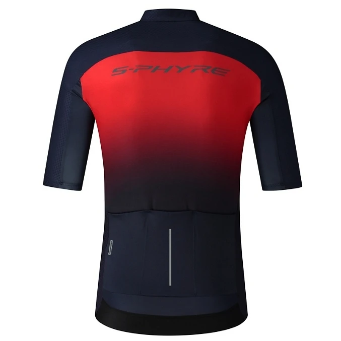 Shimano S-Phyre Flash Fietsshirt - Red/navy - Afbeelding 2