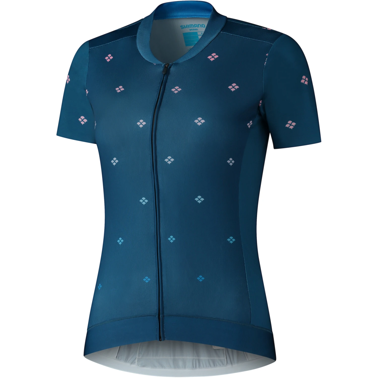 Shimano Sagami Dames MTB Fietsshirt Met Rits - Navy