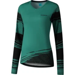 Shimano Saiko Dames Fietsshirt Met Lange Mouwen - Green
