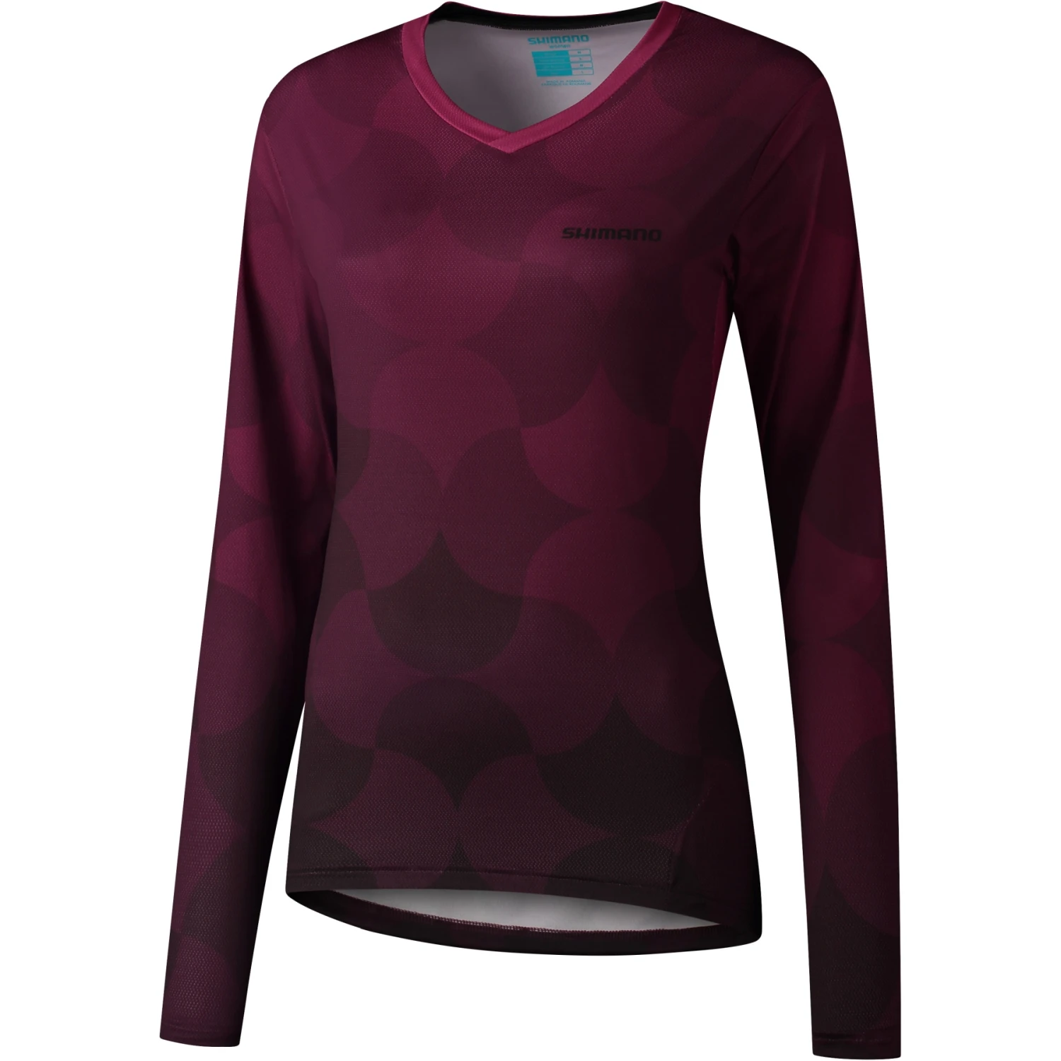 Shimano Saiko Dames Fietsshirt Met Lange Mouwen - Red