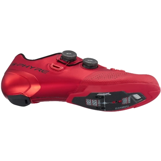 Shimano S-Phyre SH-RC902 Racefietsschoenen - Rood - Afbeelding 4
