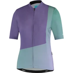 Shimano Sumire Dames Fietsshirt - Purple/green