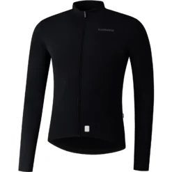 Shimano Vertex Thermal Fietsshirt Met Lange Mouwen - Black