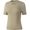 Shimano Dames Baselayer Met Korte Mouwen - Beige